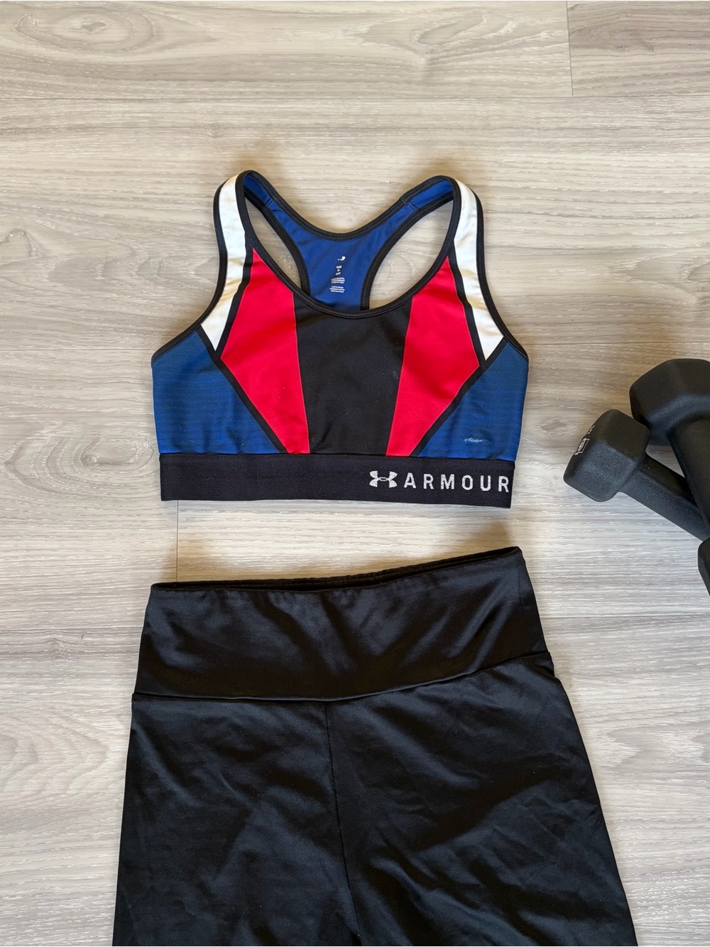 Sports bra and leggings (not swimwear)